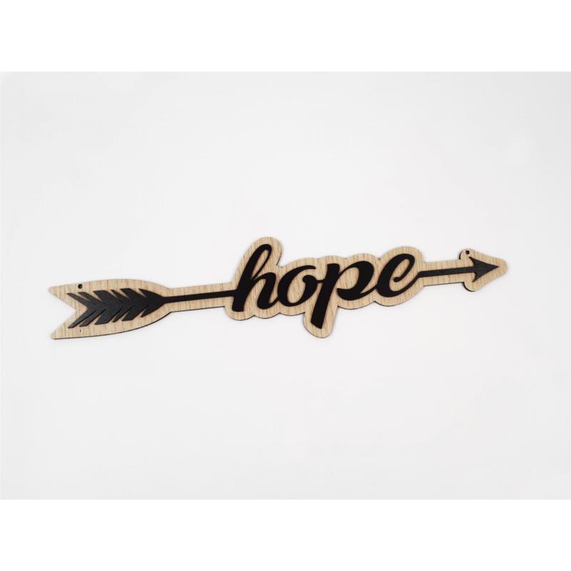 Ξύλινο Διακοσμητικό "hope"