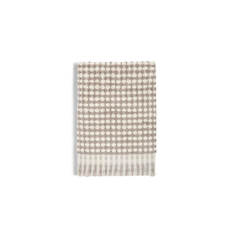 Coincasa πετσέτα προσώπου δίχρωμη με ξέφτια 100 x 60 cm - 006682139 Μπεζ