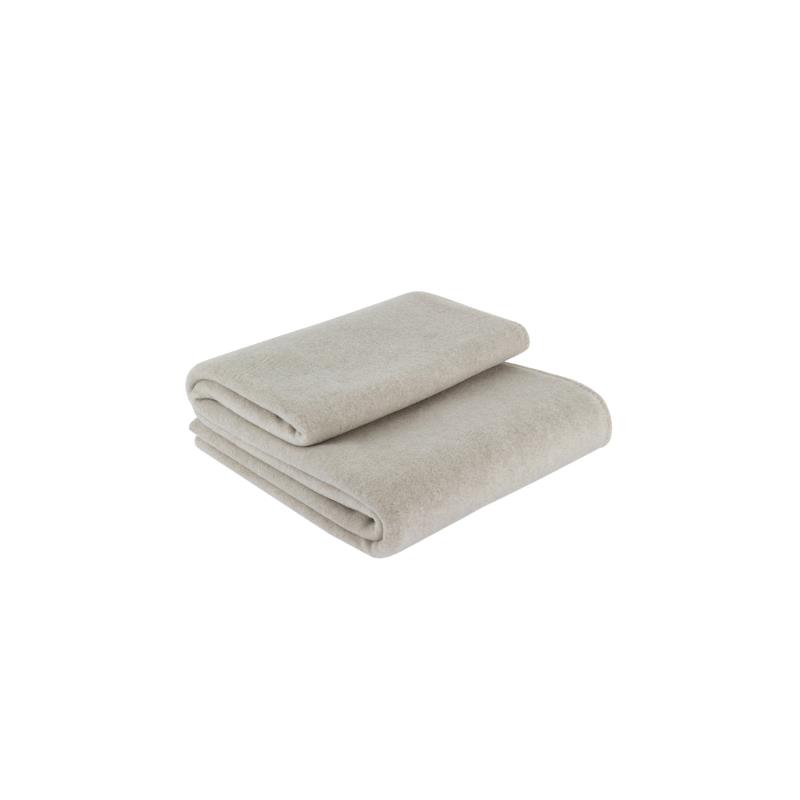 Coincasa κουβέρτα μονή fleece μονόχρωμη 170 x 130 cm - 007217964 Μπεζ