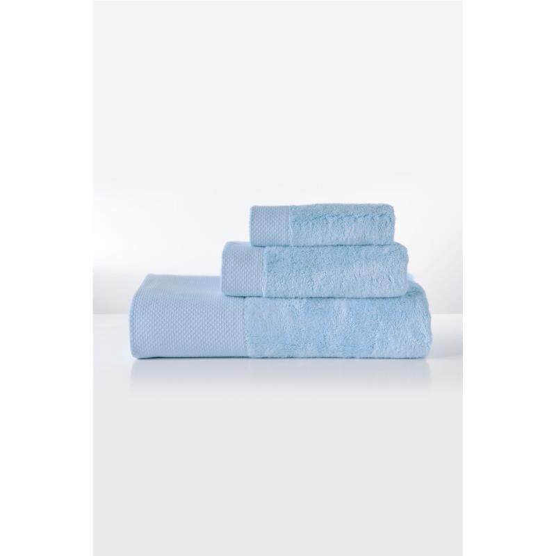 DOWN TOWN Home σετ πετσέτες μπάνιου μονόχρωμες ''Rosa'' (3 τεμάχια) - 61-0784