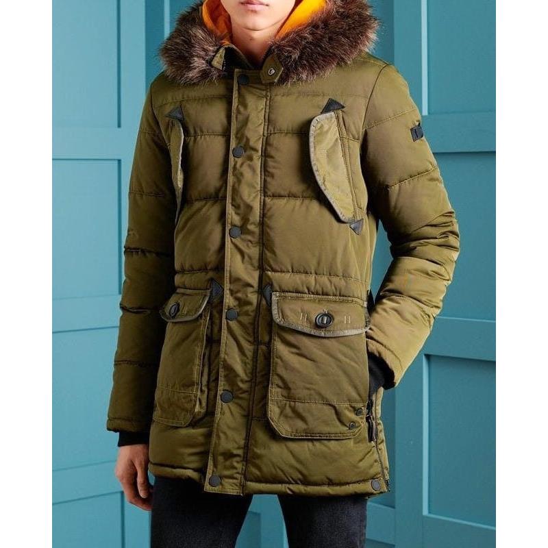 SUPERDRY CHINOOK PARKA ΜΠΟΥΦΑΝ ΑΝΔΡIKO M5010346A-03Ο Χακί