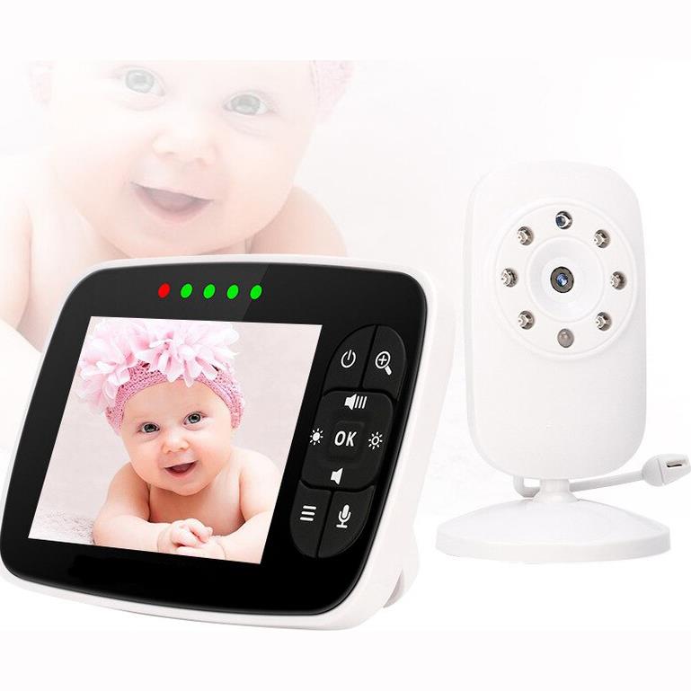 Baby Monitor 3.5? LCD με Αισθητήρα IR, Θερμοκρασίας, Νυχτερινή Λήψη & Ενδοεπικοινωνία SM-35