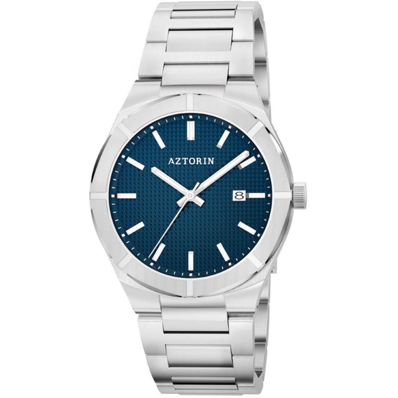 AZTORIN Classic - A085.G396, Silver case with Stainless Steel Bracelet