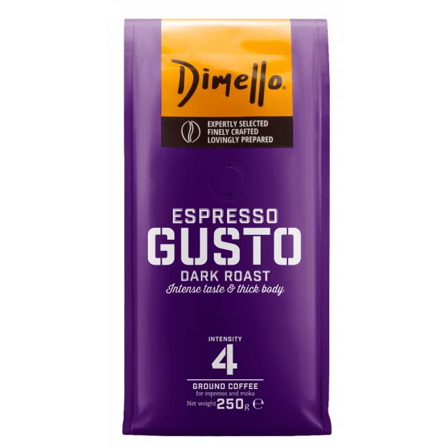 Καφές espresso αλεσμένος Gusto Dimello (250 g)