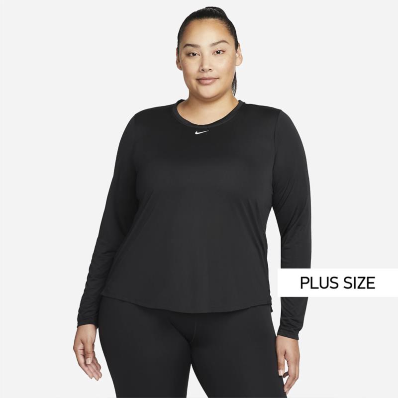 Nike Dri-FIT One Plus Size Γυναικεία Μπλούζα με Μακρύ Μανίκι (9000095079_1480)