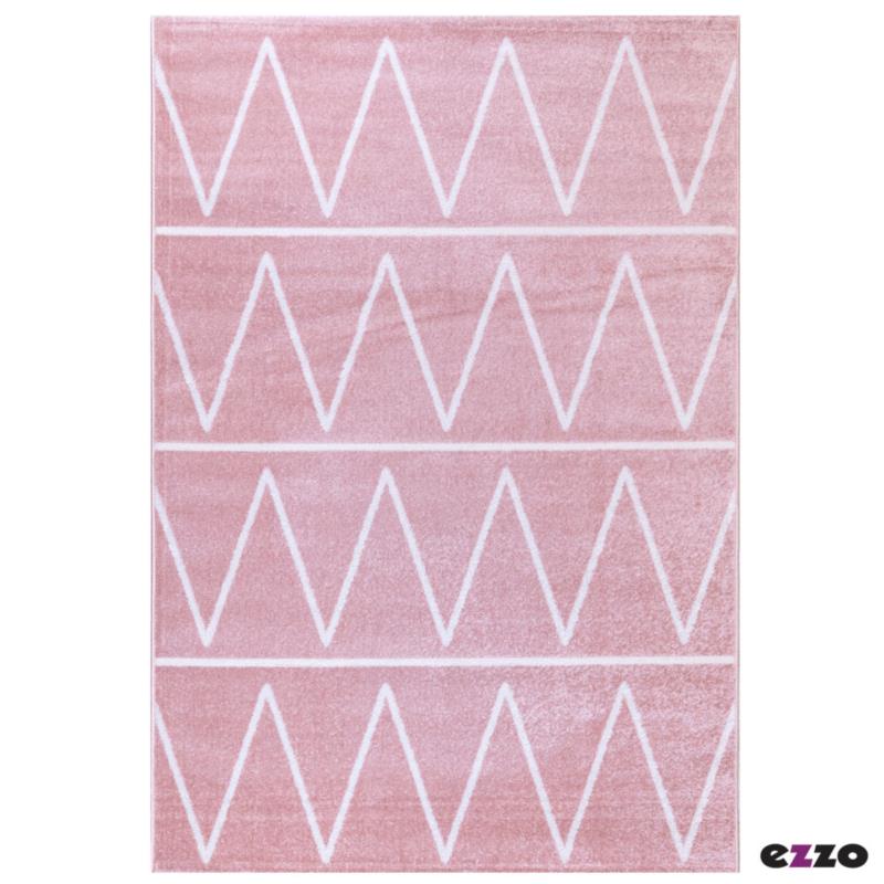 Χαλιά Κρεβατοκάμαρας (Σετ 3 Τμχ) Ezzo All Season Enna B806Ax6 Pink
