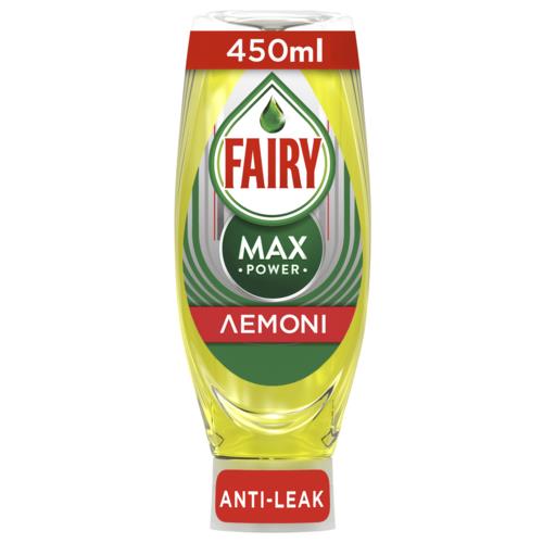 Υγρό Πιάτων Max Power Λεμόνι Fairy (450 ml)