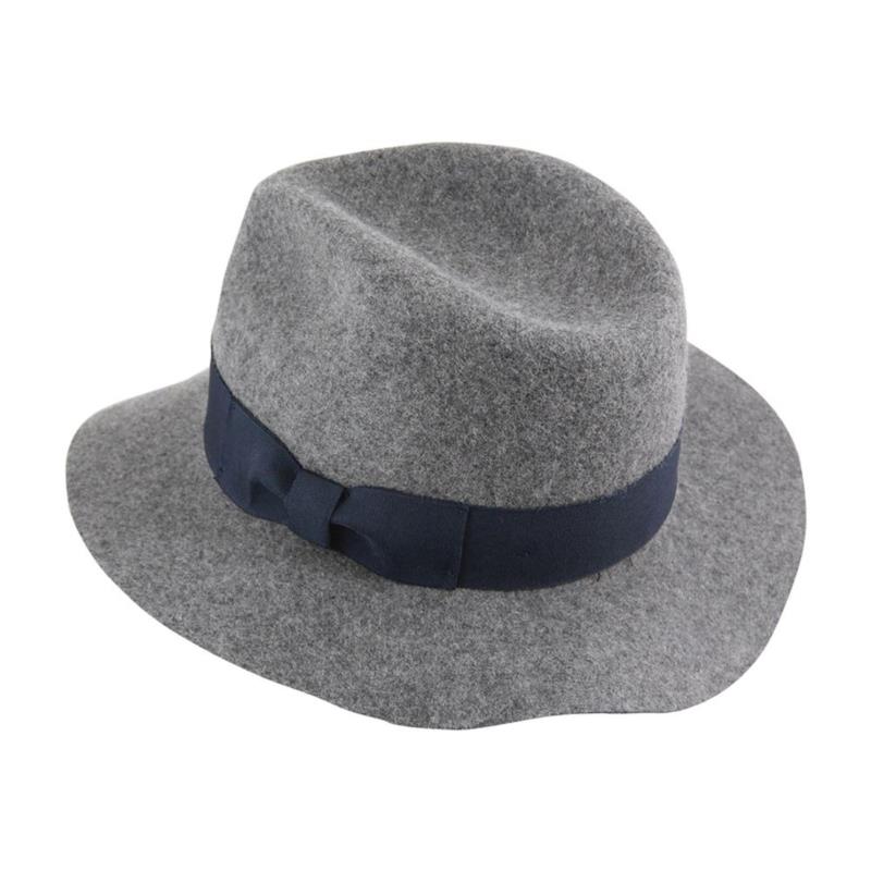 Litor Fedora Hat | Karfil Hats GreyNavy