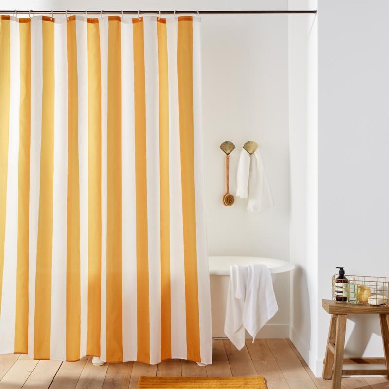 Ριγέ κουρτίνα μπάνιου 200x180 cm