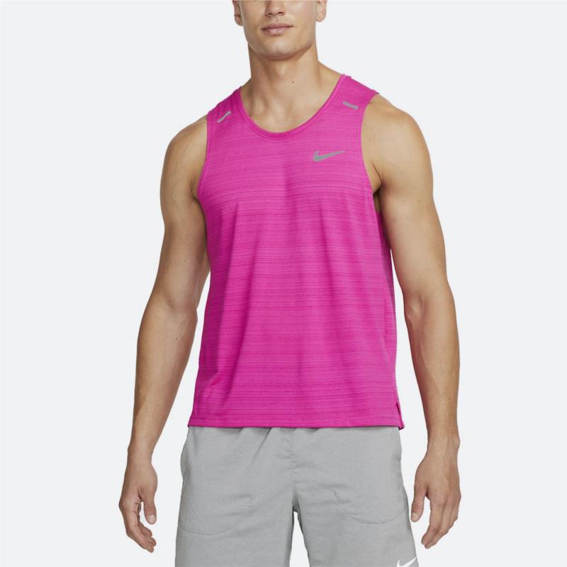 Nike Miler Ανδρική Αμάνικη Μπλούζα για Τρέξιμο (9000094156_57151)