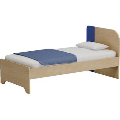 Κρεβάτι Μονό Sebastiana Μπλε, για Στρώμα 90x190 εκ.
