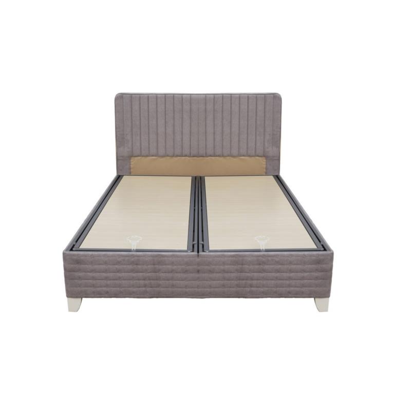 Κρεβάτι υπέρδιπλο "CLOUD" με αποθηκευτικό χώρο σε χρώμα καφε στρώμα Comfort klikareto 160x200