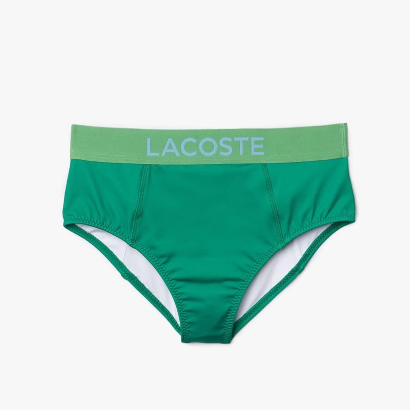 Lacoste Women's Print Bikini Bottom MF3390-00 QAG