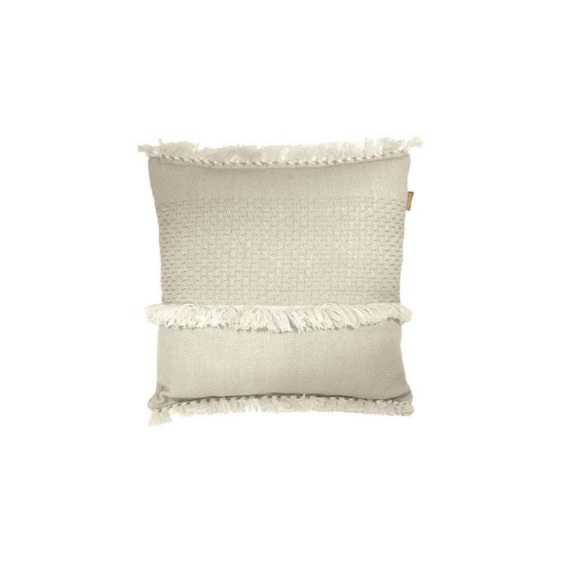 Μαξιλάρια Malagoon Offwhite fringe cushion
