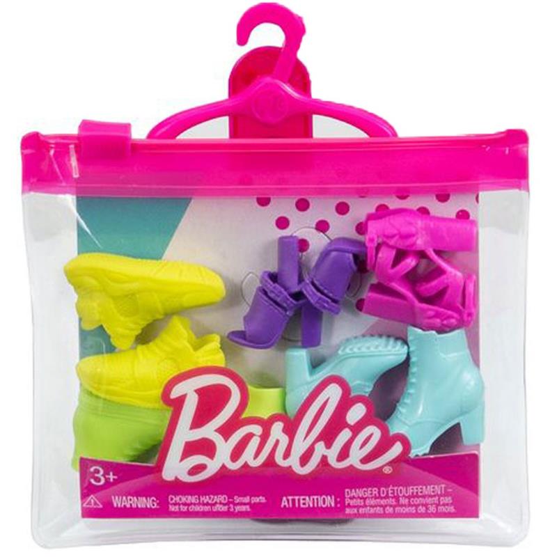 Barbie Μοδατα Παπουτσια 5 Ζευγαρια Mattel - HBV30
