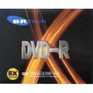 BR-TECH DVD-R 4.7GB 8X SLIMECASE10PCS