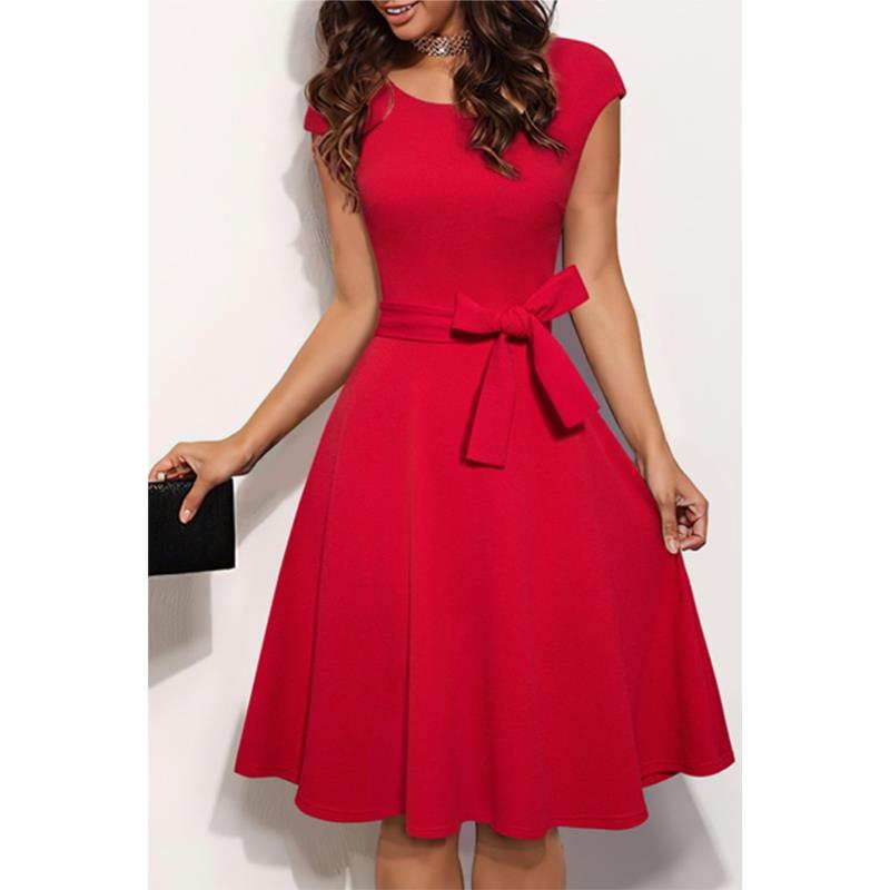 φόρεμα SALMELDA RED - 1