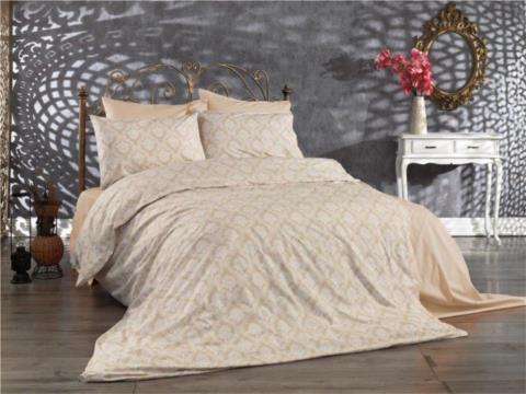 Παπλωματοθήκη Εμπριμέ Polycotton Υπέρδιπλη 220x240εκ. Οφηλία 275 Beige DimCol (Χρώμα: Μπεζ, Ύφασμα: 70% Βαμβάκι-30% Polyester, Μέγεθος: Υπέρδιπλα) - DimCol - 1935785542427580