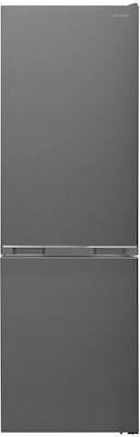Ψυγειοκαταψύκτης 341lt Inox, SJ-BB10DTXLF-EU, 186x59.5x65εκ., Sharp