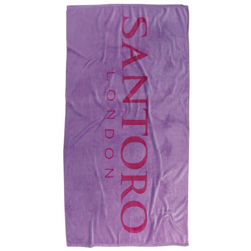 Πετσέτα Θαλάσσης Βαμβακερή 100x170εκ. Cartoon 5857 Santoro (Ύφασμα: Βαμβάκι 100%, Χρώμα: Ροζ) - SANTORO - 420708105857