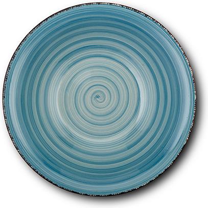 Πιάτο Σούπας Stoneware 'Lines Faded Blue' 22cm