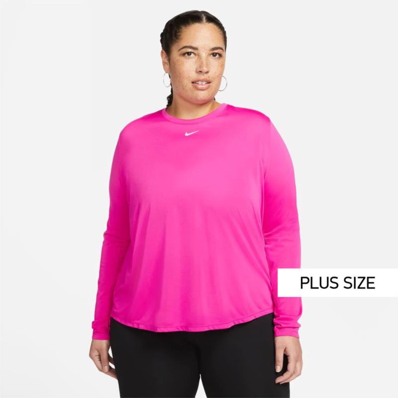 Nike Dri-FIT One Plus Size Γυναικεία Μπλούζα με Μακρύ Μανίκι (9000095080_57071)