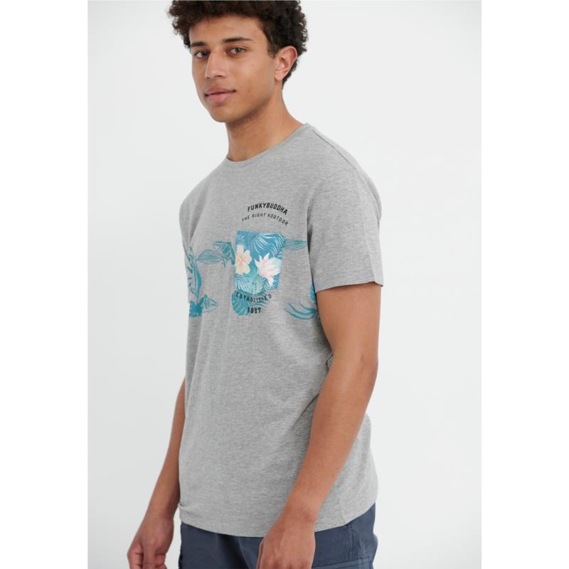 T-shirt με φλοράλ τύπωμα