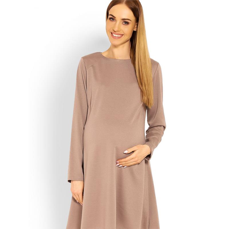 Φόρεμα Εγκυμοσύνης 114508 PeeKaBoo-Μπεζ