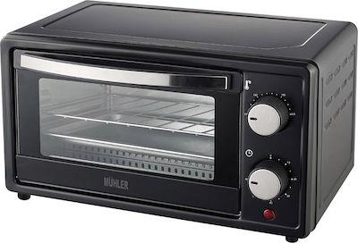 Φουρνάκι 10 lt, MN-1009 Μαύρο, Muhler
