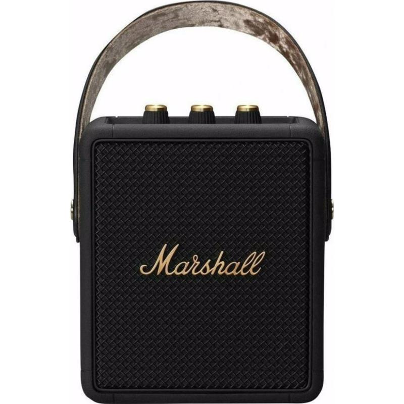Marshall Stockwell II Waterproof Bluetooth Speaker 20W. Black and Brass