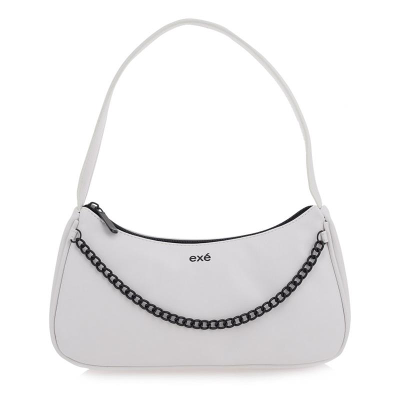 Exe Bags Γυναικεία Τσάντα Ώμου 700-100 Λευκό O67001009651