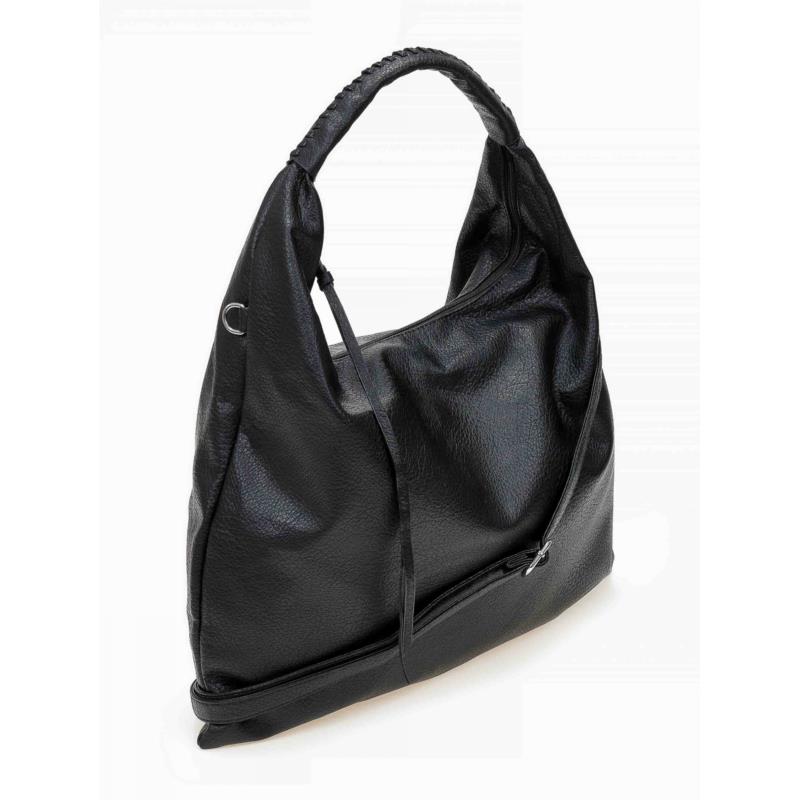 Τσάντα μαλακή ώμου - Μαύρο