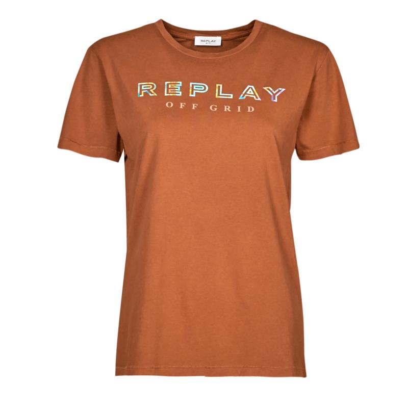 T-shirt με κοντά μανίκια Replay W3318C