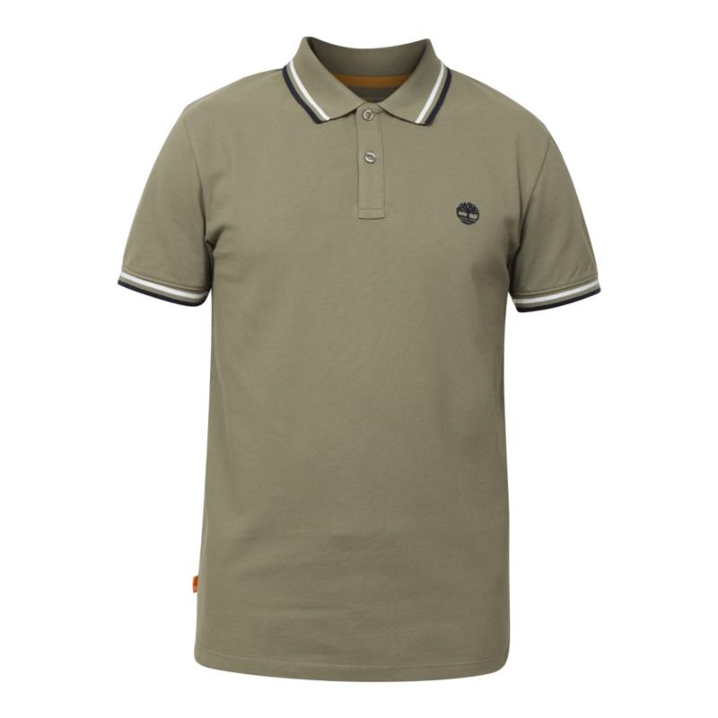 Timberland OYSTER RIVER TIPPED POLO Λαδί