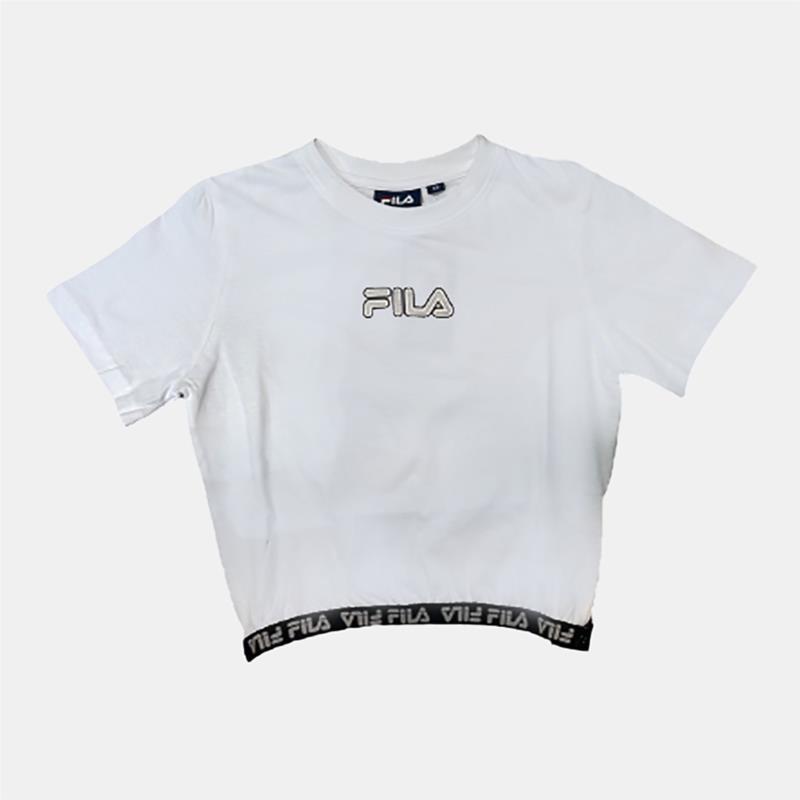 VANORA CROPPED T-SHIRT ΑΣΠΡΟ