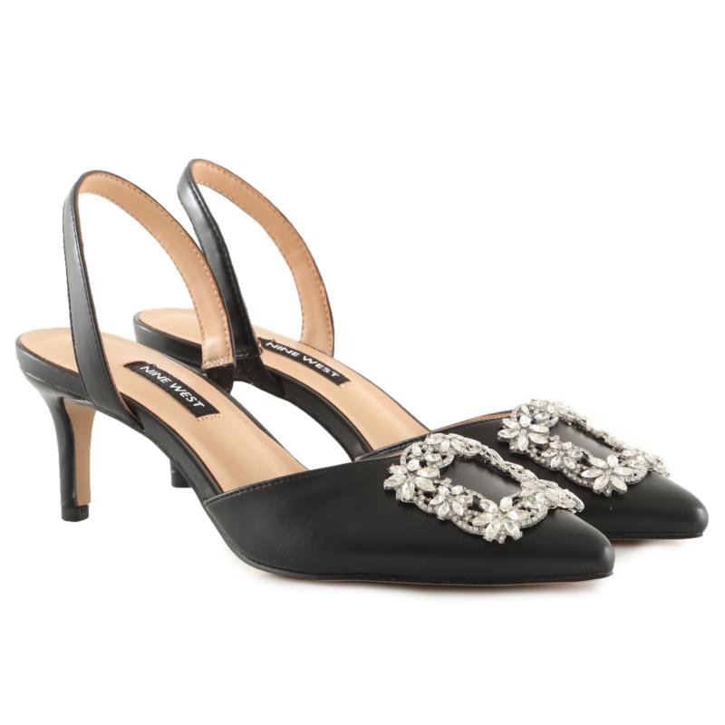 Γόβα Nine West Slingback Avery 101080201-BLACK Γυναικείο