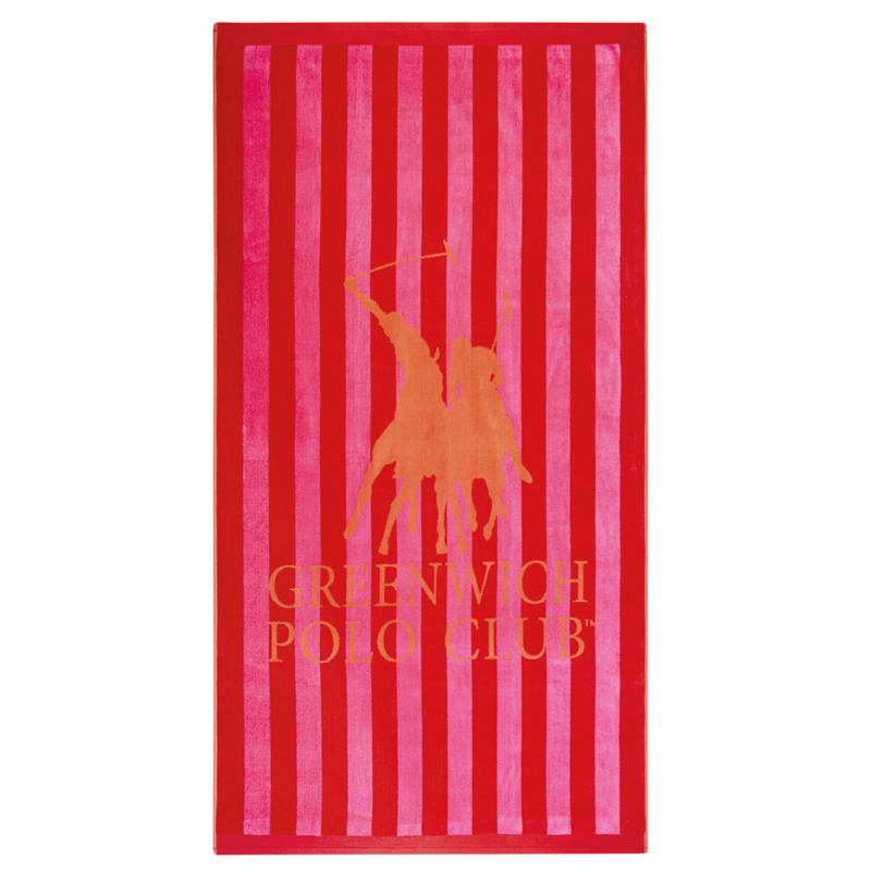 Πετσέτα Θαλάσσης (90x180) Greenwich Polo Club 3629 Fuchsia/Pink
