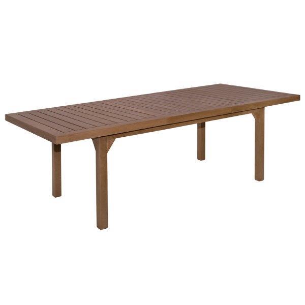 Τραπέζι Επεκτεινόμενο Ξύλινο Resysta J&M Home 220/160x100x74εκ. REA730002 (Υλικό: Ξύλο) - J&M HOME - 4-REA730002