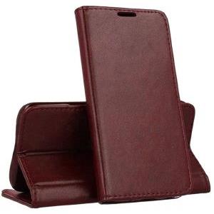 SMART MAGNETIC FLIP CASE FOR XIAOMI REDMI NOTE 9S/ NOTE 9 PRO/ NOTE 9 PRO MAX BURGUNDY