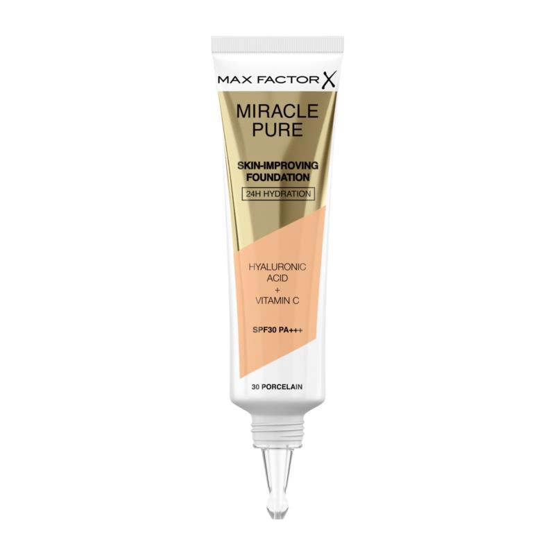 MAX FACTOR MIRACLE PURE SKIN IMPROVING FOUNDATION | 30ml 030 Porcelain