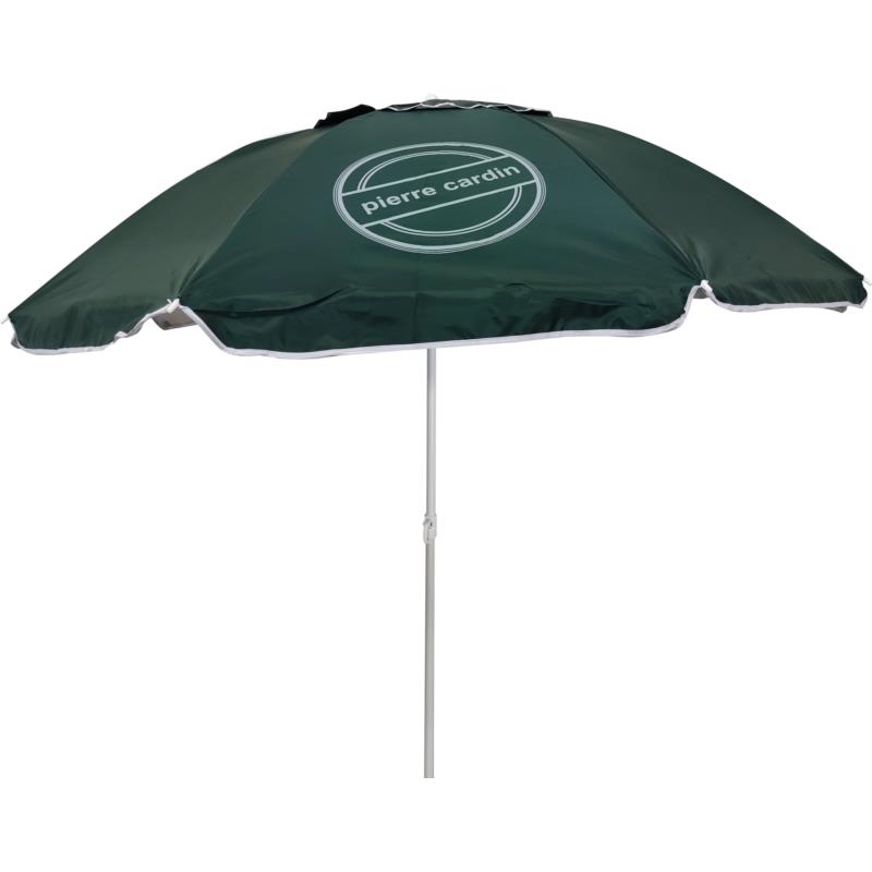 Ομπρέλα Θαλάσσης Pierre Cardin O180cm με Εσωτερική Ασημενια Επίστρωση P-1110 Πράσινο