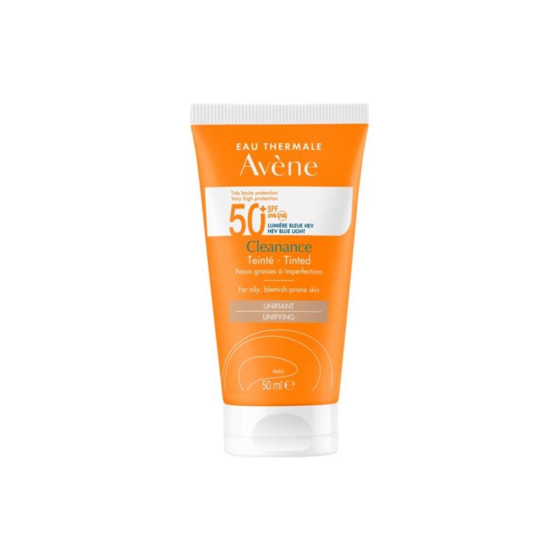 AVENE CLEANANCE SOLAIRE TEINTEE SPF50+ ΑΝΤΙΗΛΙΑΚΗ ΚΡΕΜΑ ΠΡΟΣΩΠΟΥ ΜΕ ΧΡΩΜΑ, 50ML | 50ml