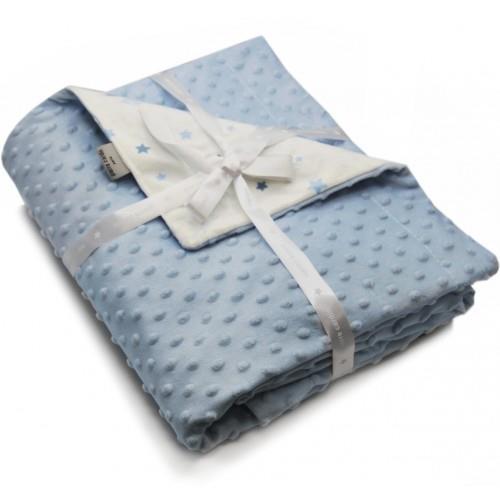 Κουβέρτα Fleece Δυο Όψεων Αγκαλιάς 80?110 Soft Plus Pierre Cardin Toppy Blue
