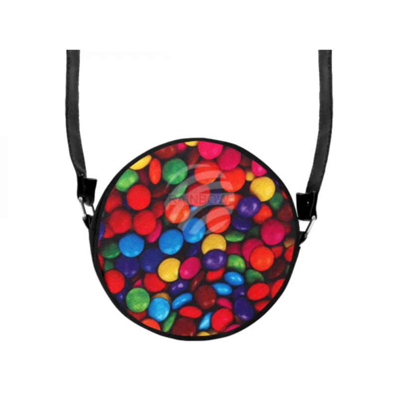 Στρογγυλή τσάντα ώμου "Colorful lenses"
