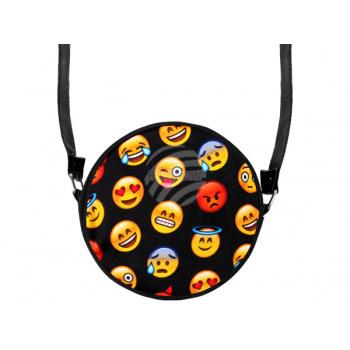 Στρογγυλή τσάντα ώμου "Emoji-Con"