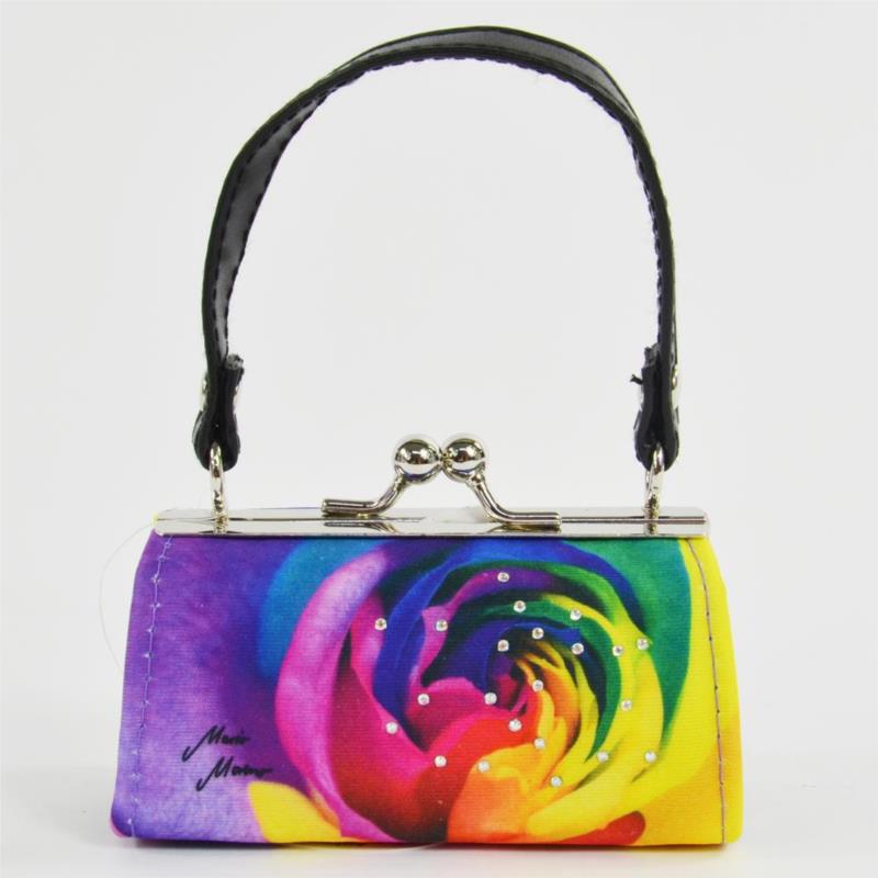 Μίνι τσάντα πορτοφόλι, "Color your life", από τον σχεδιαστή Mario Moreno