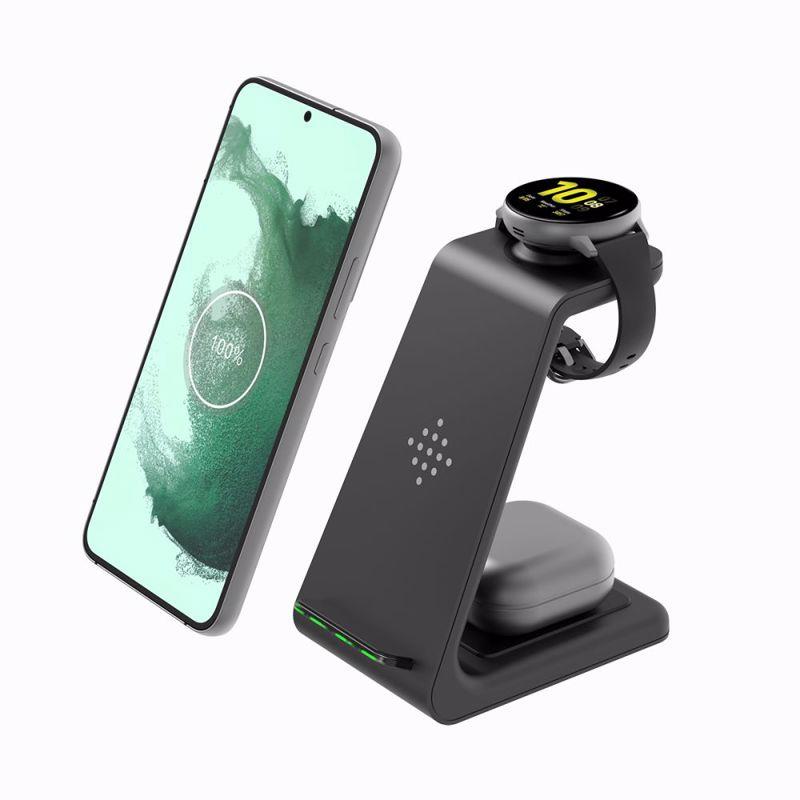 Tech-Protect A7 3in1 Wireless Charger 18W. Black