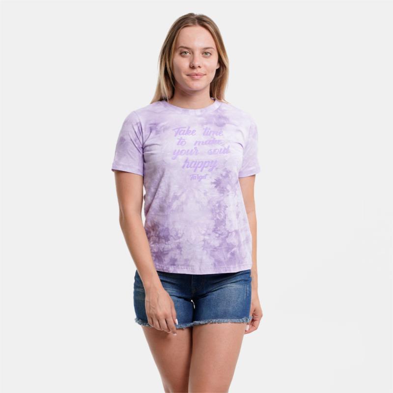 Target Tie Dye "Happy" Γυναικείο T-shirt (9000104296_467)
