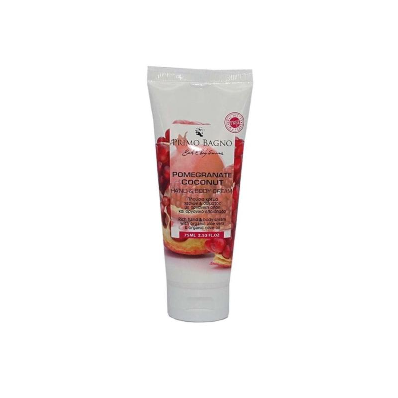 Pomegranate Coconut Hand & Body Cream 75ml