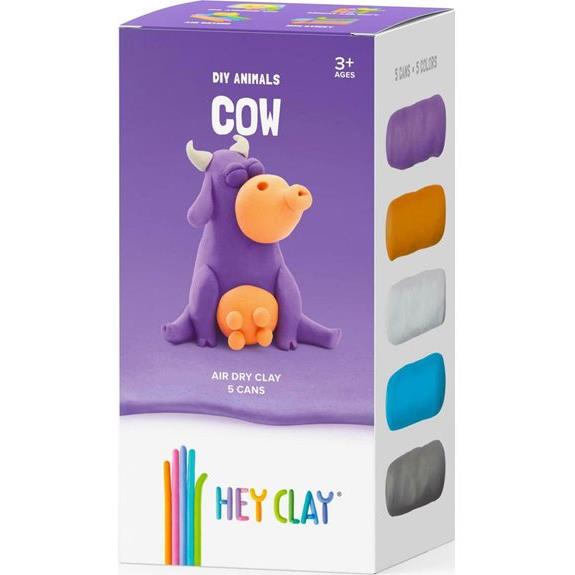 Hey Clay Claymates Diy Animals Cow - ΜΑΝ003